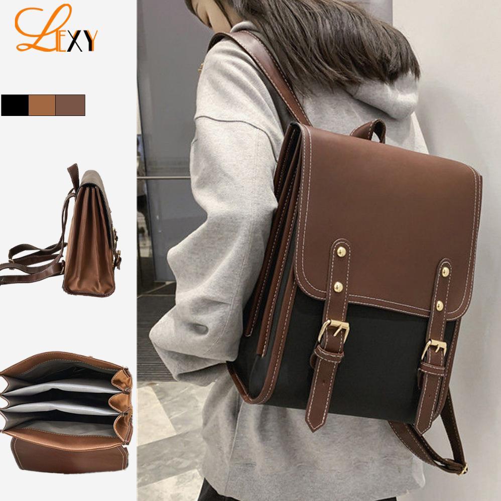 ORIGINAL LEXY RANSEL KAMPUS JEPANG TAS MAHASISWA SEDERHANA KASUAL FASHION WANITA TAHAN AIR