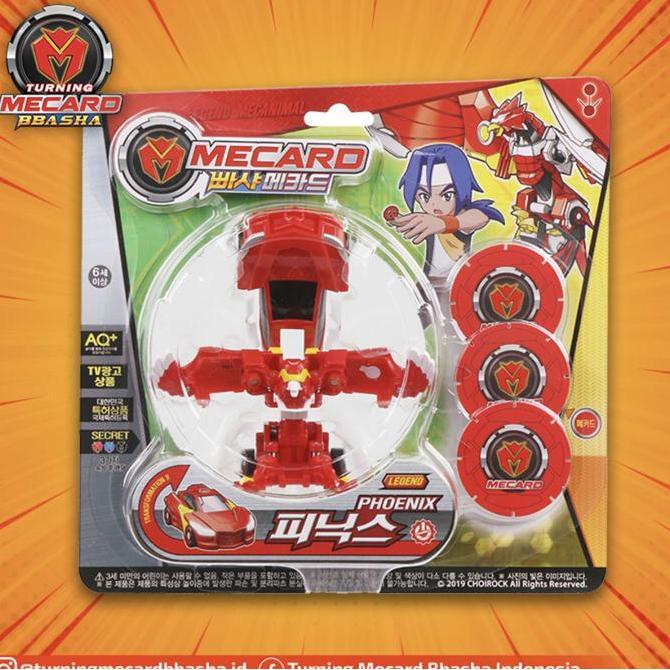 Bst Ready Turning Mecard Bbasha 024 Legend Mecanimal Phoenix Mainan Robot Mobil Best Seller