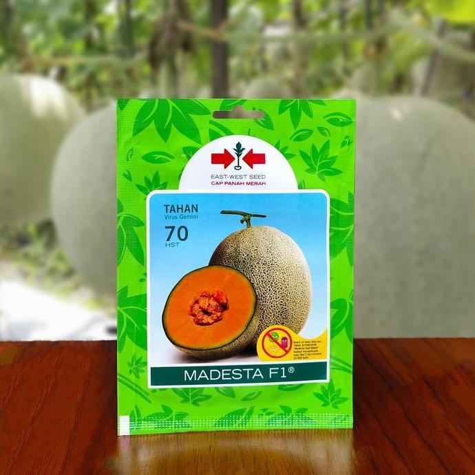 Benih Bibit Melon Madesta F1 40 Biji Cap Panah Merah