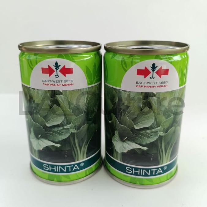 Benih Caisim SHINTA Kaleng Isi 100 gram Cap Panah Merah