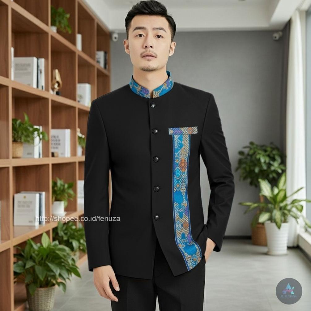 Gratis Ongkir Baju Koko  Kombinasi Batik Kimko Terbaru Baju Semi Jasko Terbaru 100% Rapih