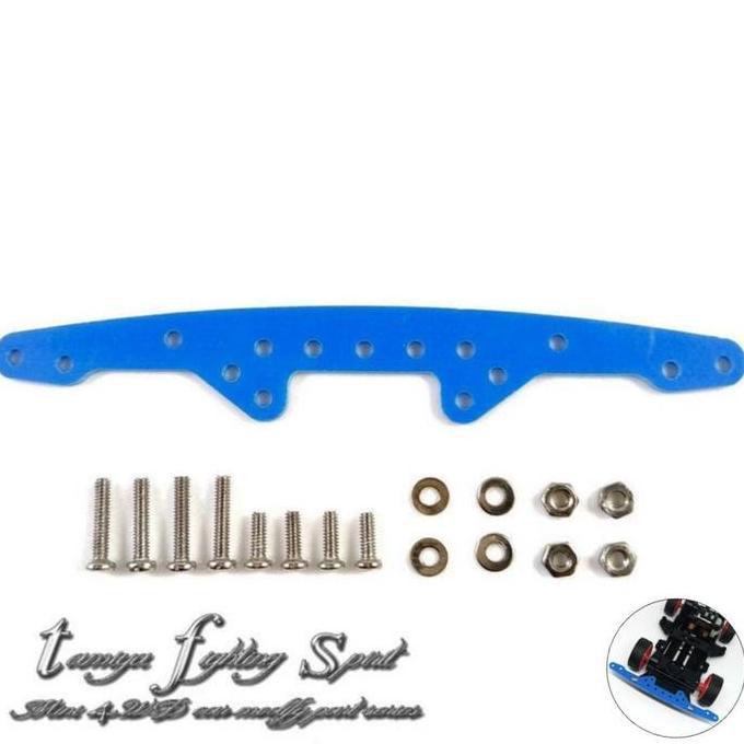 Rep Bumper Tamiya FRP Mount Plate / Bumper Tamiya 15242 FRP Blue 1.5mm - FRF22