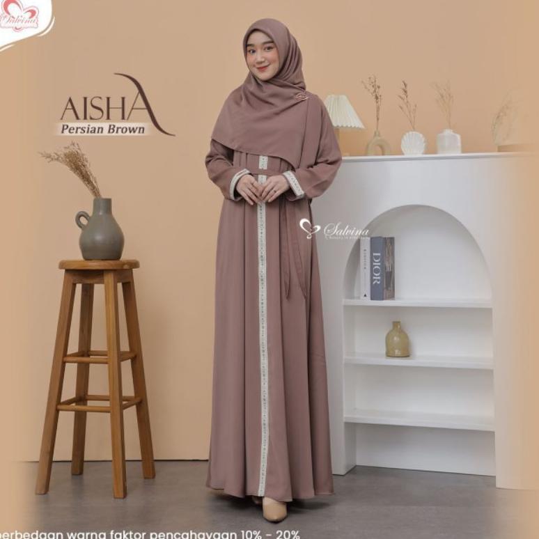 Termurah Abaya Abu Hitam Milo Full Varian Warna/Gamis Abaya Garis Satu Model Terbaru/Gamis Abaya Pol