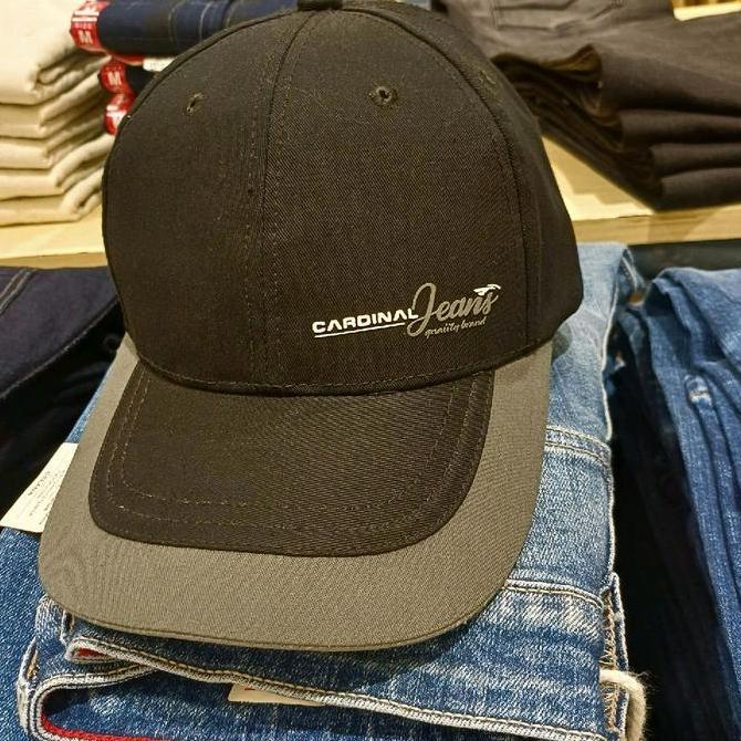 Topi cardinal jeans original premium warna hitam