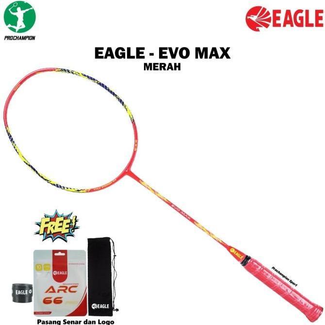 Raket Badminton Eagle Evomax Red