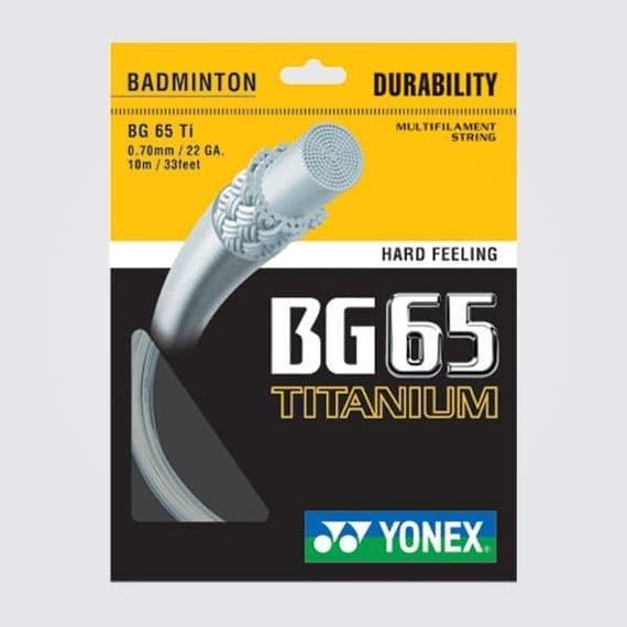 SENAR BADMINTON YONEX BG65 BG 65 TI TITANIUM -