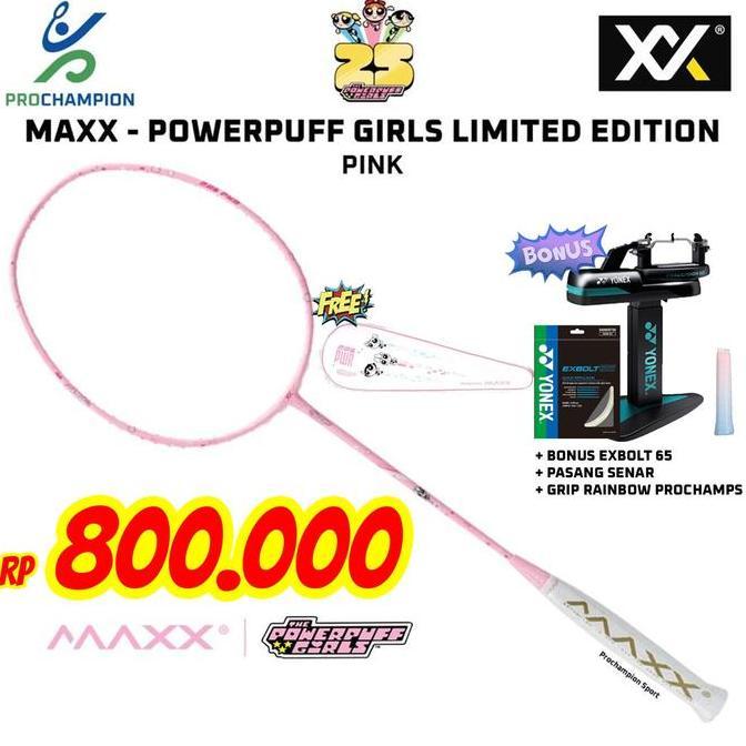 Raket Badminton MAXX PowerPuff Power Puff Girl Pink