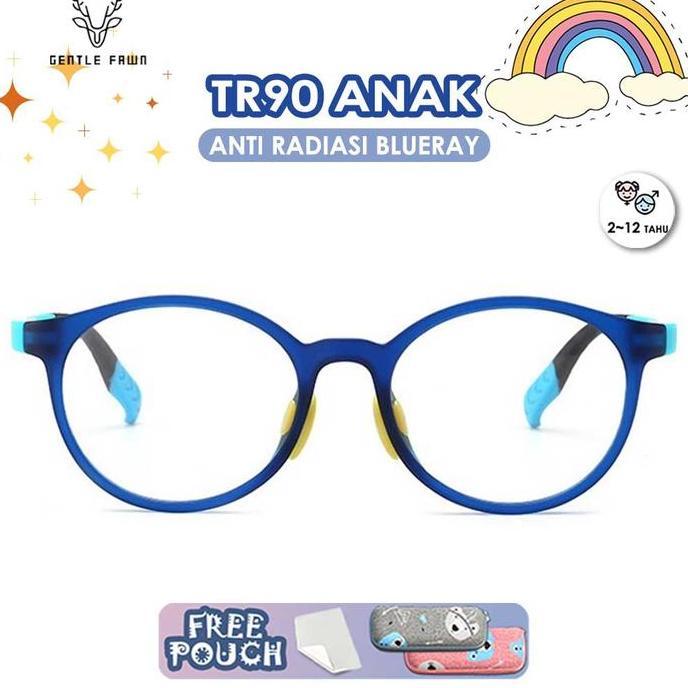 Gray Pink Kacamata Anak/Remaja Anti radiasi Blueray Bisa Minus 2103 murah