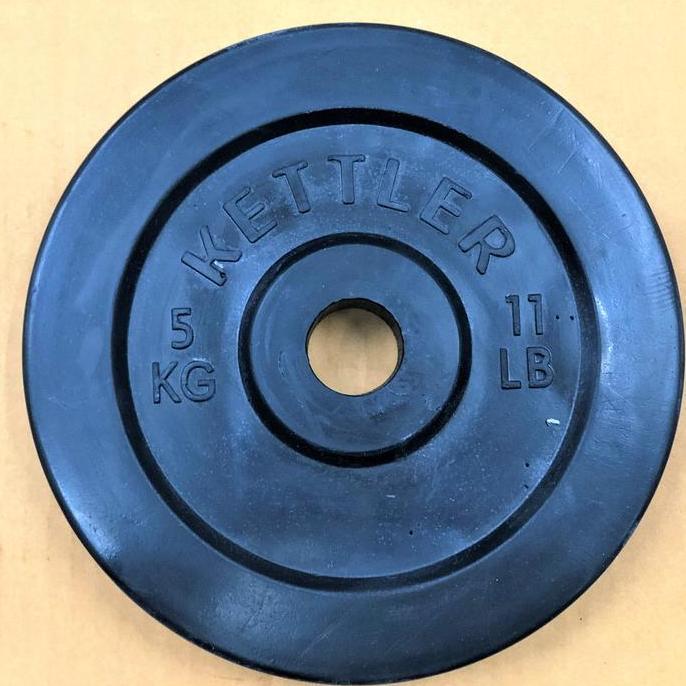 KETTLER RUBBER PLATE 5 KG - PIRINGAN DUMBEL BARBEL KARET BEBAN