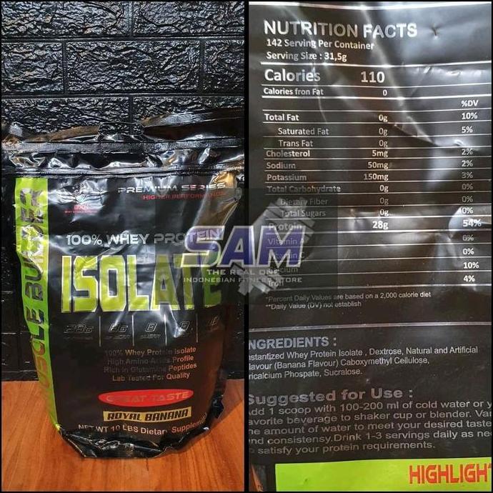 Suplemen Fitness BXN Isolate 10 lb Whey Protein Isolate