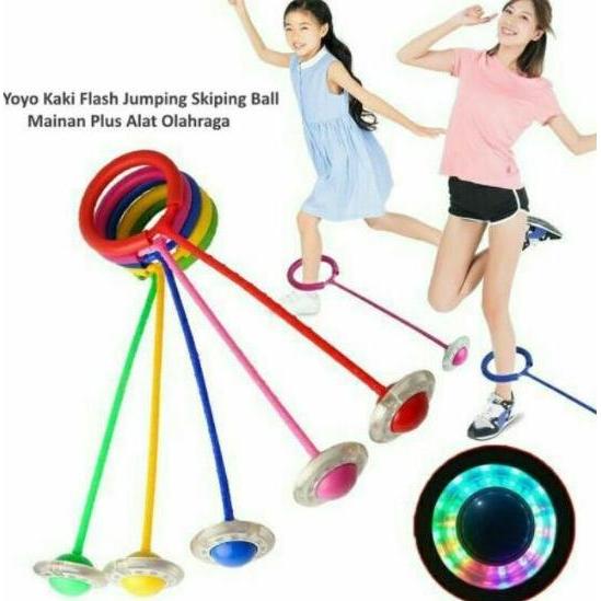 MAINAN ANAK HULA HOOP ANAK / HULA HOOP LOMPAT / YOYO KAKI OLAHRAGA