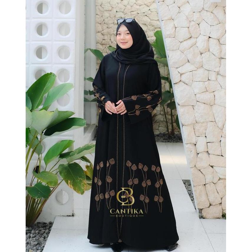 Hot Sale, Cantika Boutique Store Gamis Abaya Sabrina Outher Abaya Terbaru Mewah Dan Elegan Cantika H