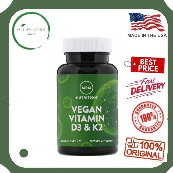 MRM Vegan Vitamin D3 & K2 60 Vegan Caps Vitamin D3 K2 vegan