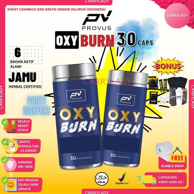 Provus Oxy Burn 90 Kapsul Caps Supplement Fitness