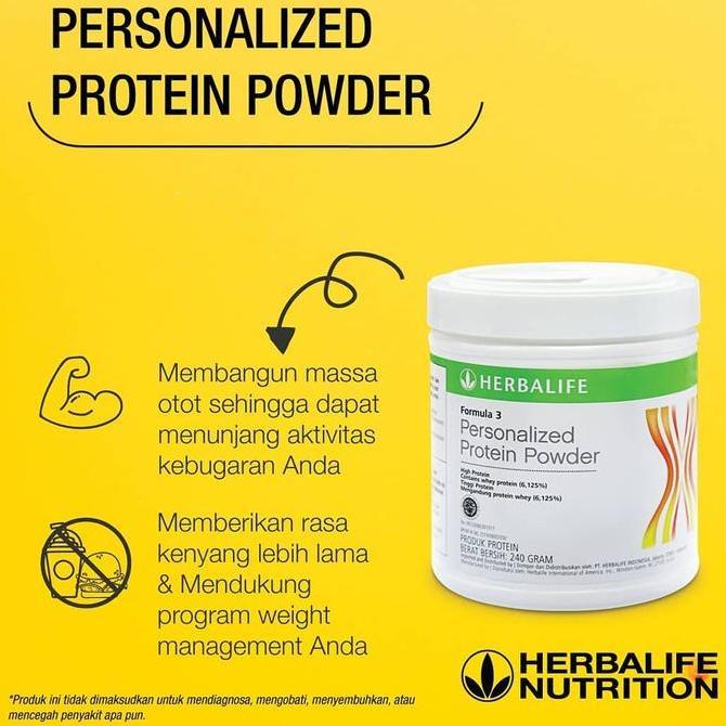 PPP Personalized Protein Powder Herbalife Original Barcode Dipotong