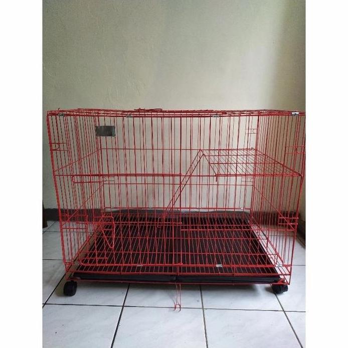 kandang besi/kandang kucing lipat besar murah