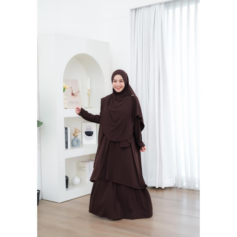 LIMITED Almahyra kids-(FREE HIJAB) Mecca Oneset 3in1 2026