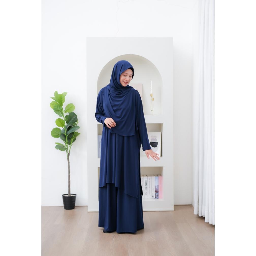 Exclusive Almahyra Kids-(Free Hijab) Mecca Oneset 3In1