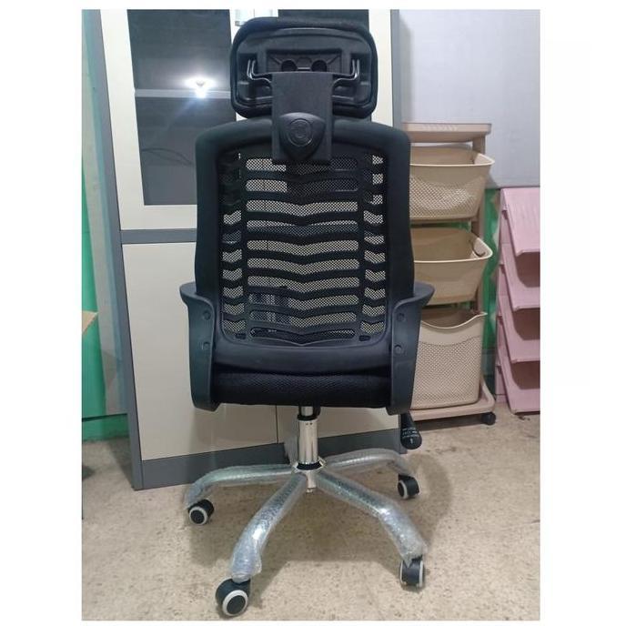 Kursi Kantor Jaring KK053 / Kursi Kerja / Kursi Jaring Headrest