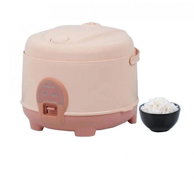 Miyako MCM586BH MCM 586 BH Magic Com 1.8 Liter 3in1 395 Watt Baby Pink Nanoal Berlian Hitam Rice Coo