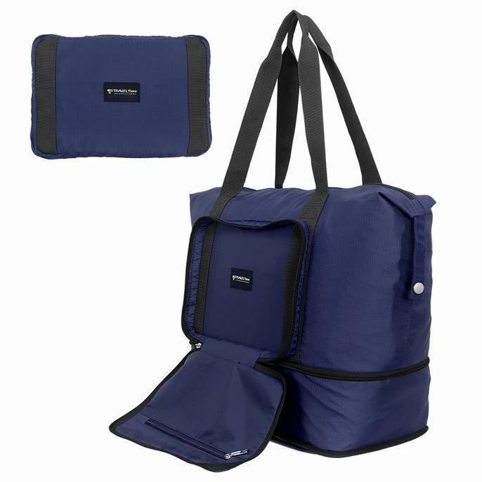 Tas Travel Lipat - Folding Bag Travel Time 376 - Blue