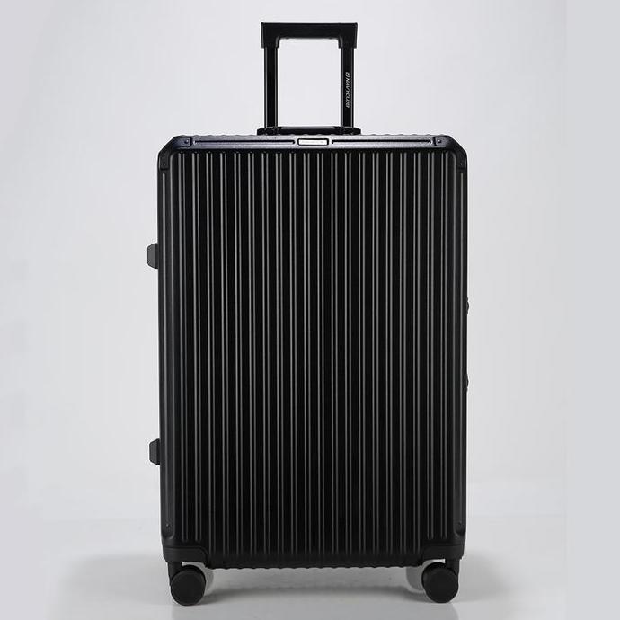 Navy Club Koper 26 Inch Frame Aluminium Skyline Koper Bagasi Hardcase PC TSA Lock 4 Roda Putar