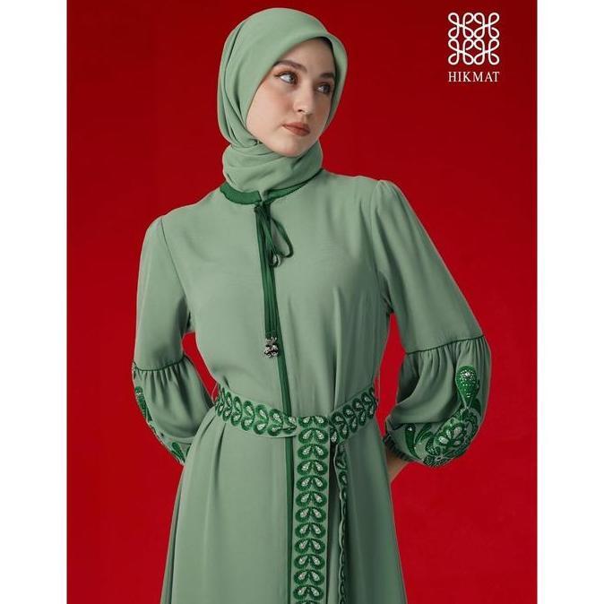 Diskon Hikmat Fashion Original A9947 Abaya Hikmat Noerbutikmuslim