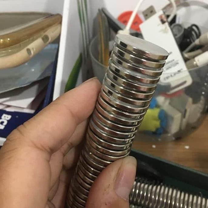 Redmegic- Magnet Neodymium Bulet 30X3 Mm Grade N45 Super Kuat Rarely Magnet