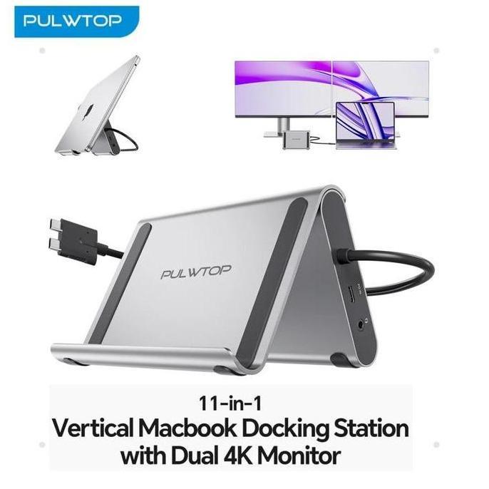 MARKVUN PULWTOP BD239B DOCKING STATION DUAL MONITOR 4K@60Hz FOR MacBook Pro/Air M3 Pro/M4 DOCKING ST