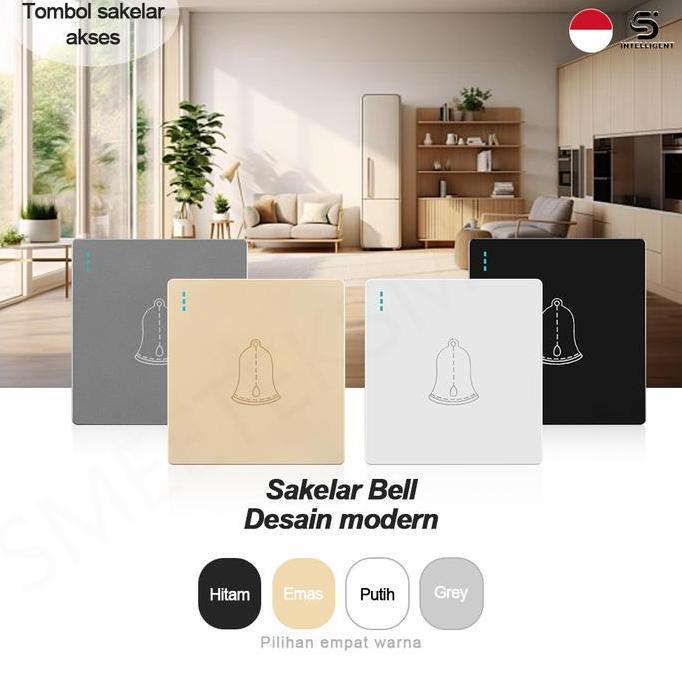 SMO SMEETEK Sakelar - Saklar Bel Saklar Doorbell Minimalis