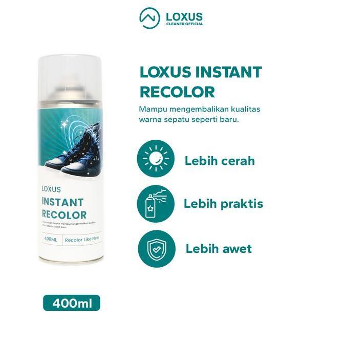 Cplokk- Loxus Paket Perawatan Sepatu Loxus Instant Cleaner Dan Loxus Instant Recolor