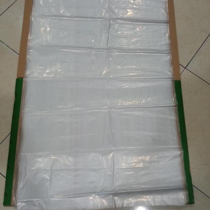 Yoiyouu- Kantong Plastik Pe Bening  Besar Transparan Ukuran 60X100 Cm 12 Pcs