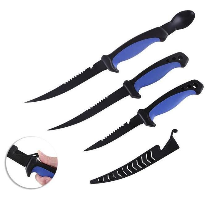 Wilwod- Pisau Fillet Ikan Filet Fishing Knife Kualitas Top Baja Anti Karat