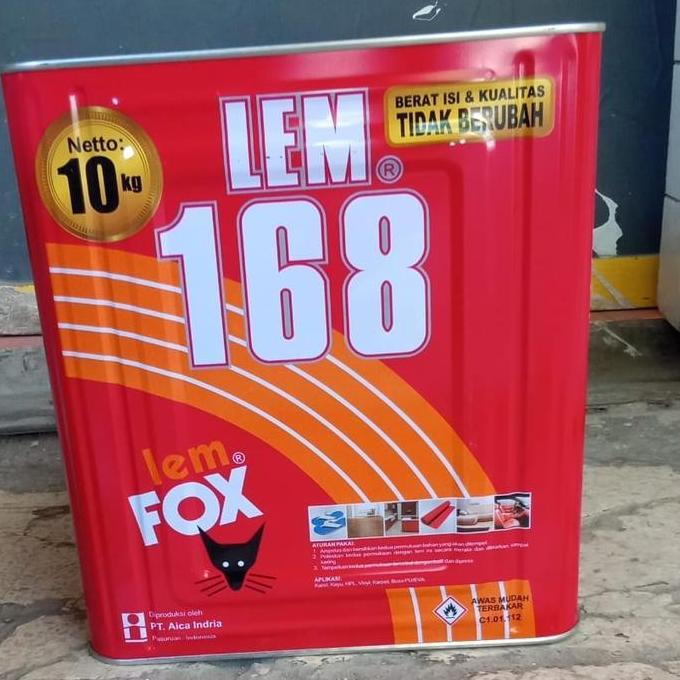 Ready Lem Fox 168 Blek / Lem Kuning 10kg / Ojek Instan murah