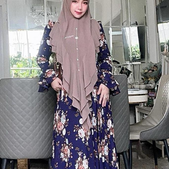 Diskon Arumi Series Gamis Set Khimar Kristal Faestasyari Syari Cantik Beningwidayati