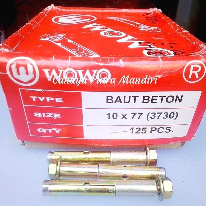 Ready Dinabolt 10x77/Dinabolt Wowo 10x77/ Baut Mur Tembok 10x77