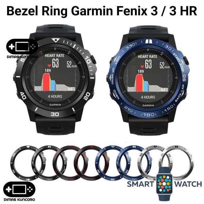 Bezel Ring Garmin Fenix 3 cover case bumper casing protector frame metal garmin fenix 3 hr