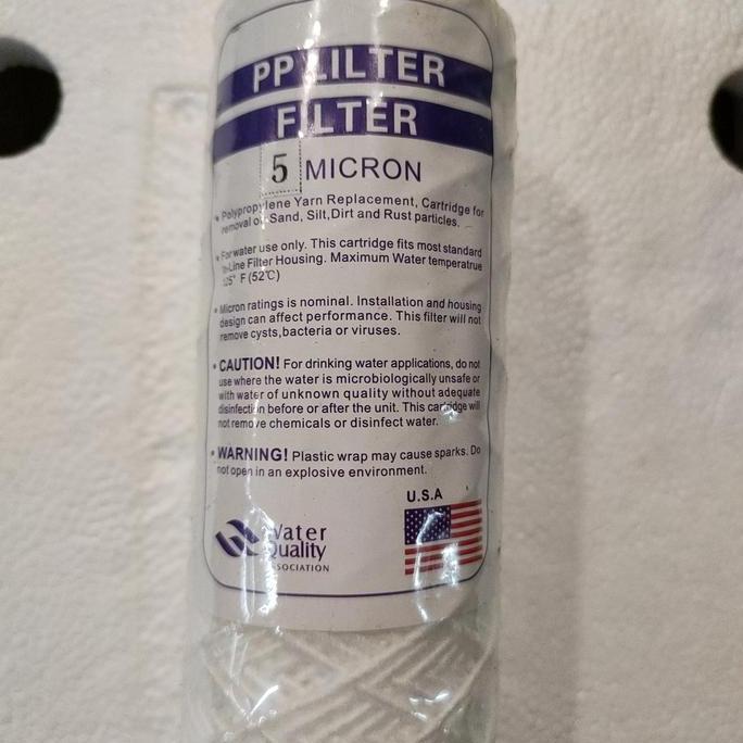 Ready stock Cartridge Benang Filter Air 10"/Filter Benang 10" ( 5 Mikron )