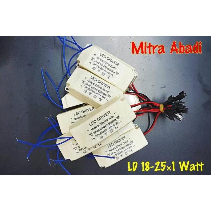 Lightflas- Led Driver 18-25*1 Watt Casing Plastik