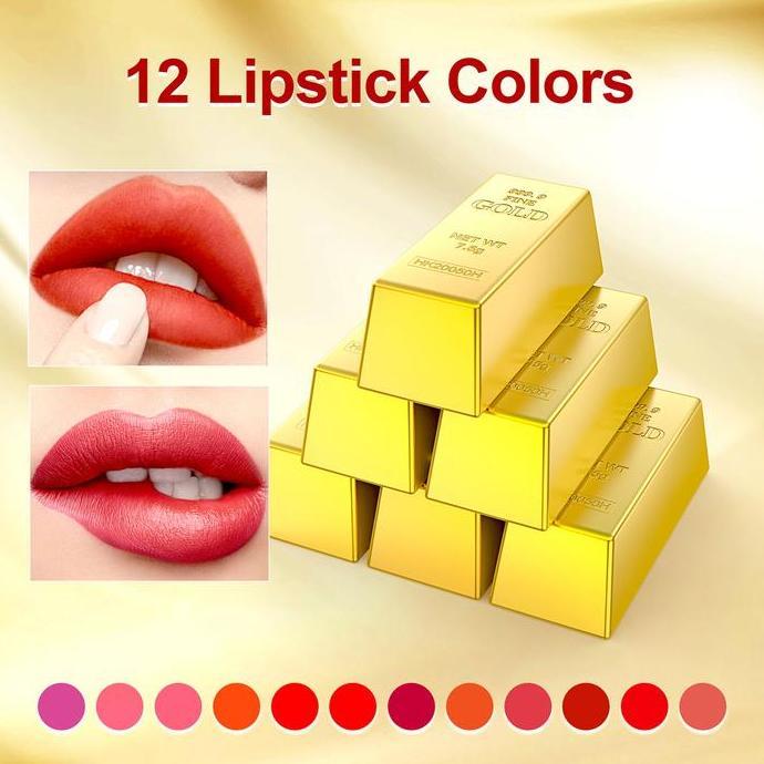 Lippapipu- {Bpom} Allphv Matte Lip Gloss Lipstick Set 3 Warna Tahan Air Bibir Lipstik