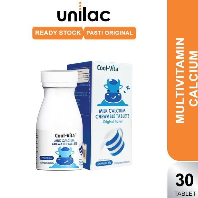 Vitbingit- Cool-Vita Milk Calcium Tablet Kunyah - Coolvita Calsium Peninggi Badan Anak | Cool Vita P