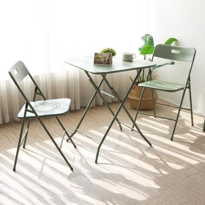 SOLEIL LITO SET KURSI & MEJA TERAS LIPAT - HIJAU