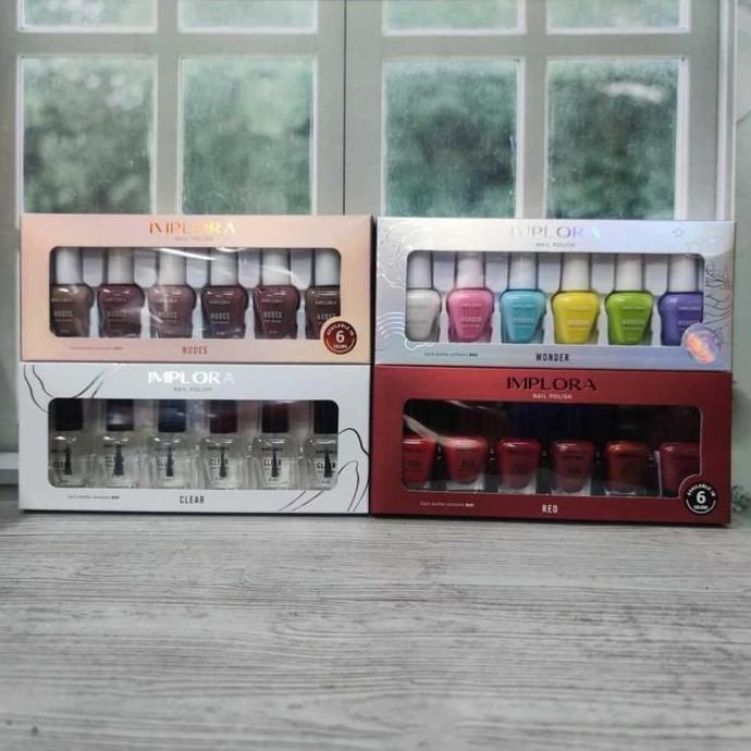Barfikah_shop - IMPLORA NAIL POLISH 8ML PER BOX, KUTEK IMPLORA KUTEK, CAT KUKU HALAL, KUTEK HALAL Re