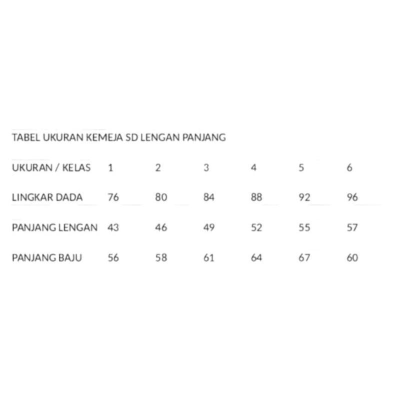 BEST SELLER SERAGAM KEMEJA BATIK ANAK SD LENGAN PANJANG/BAJU BATIK NASIONAL SD