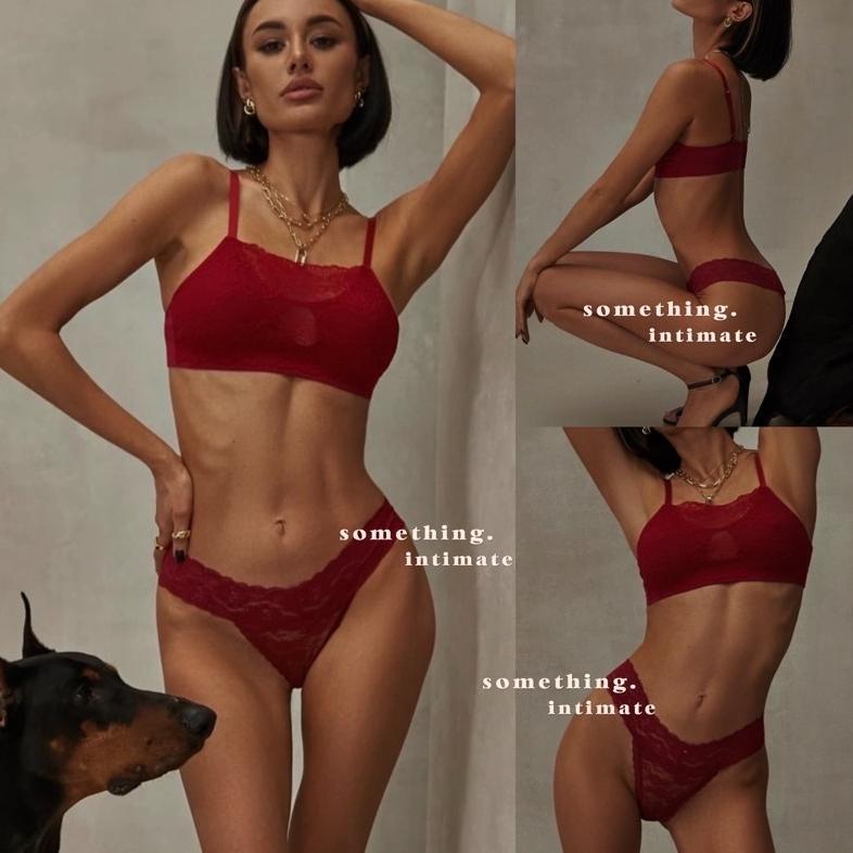 New Product Vs The Lacie Solange Floral Lace Panty Underwear / Sexy Panties Lingerie Semi Thong Gstr