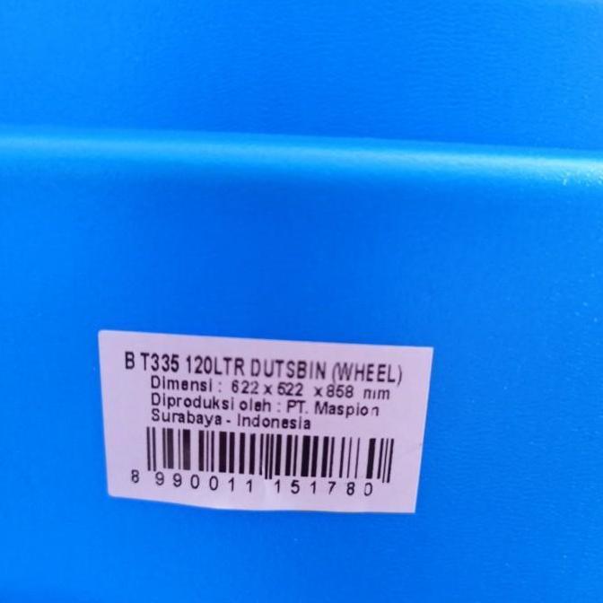 Tempat sampah roda 120 liter / tong sampah roda 120 liter