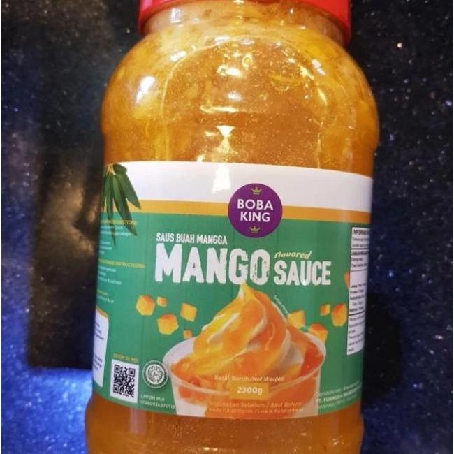 Mango Jam Mango Sauce Selai Mangga Boba King