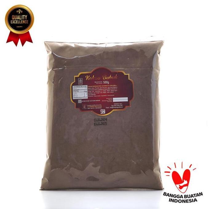 COKLAT BUBUK MURNI 500gr (KAKAO BUBUK) - KAMPUNG COKLAT