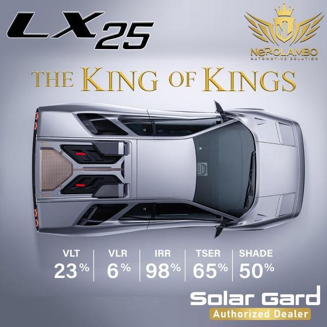 Kaca Film Solargard Lx40/Lx70~Wuling Air Ev (Free Pasang) Khusus Depan