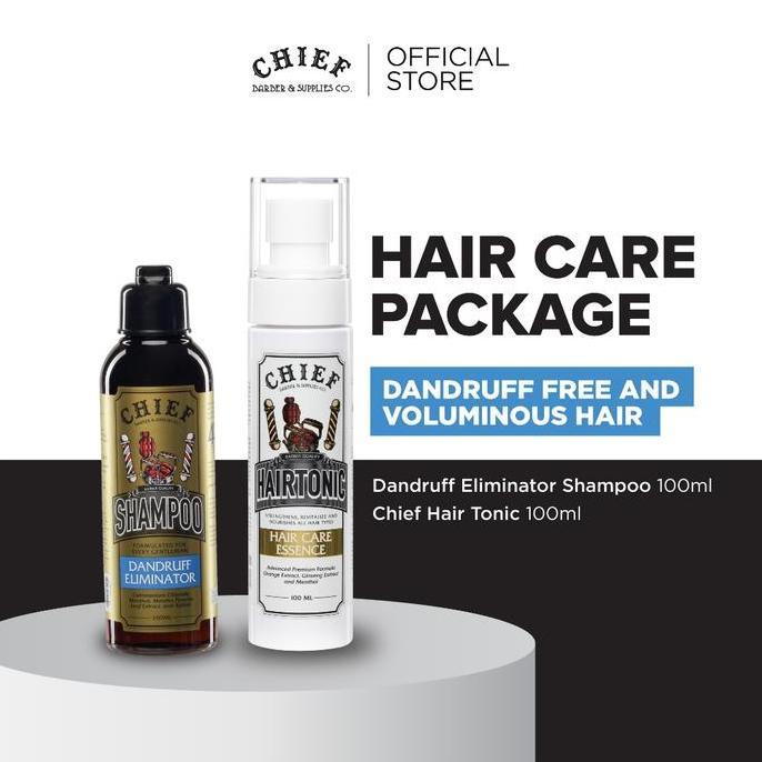Indoc- Chief Ramadan Fresh Hair Set - Chief Hairtonic 100Ml & Chief Shampoo